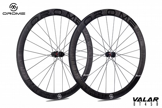 OROME VALAR DT45D Carbon Road Disc Brake  Wheelsets, Disc Brake Carbon Wheels. Superlight Carbon Disc Brake Wheelsets