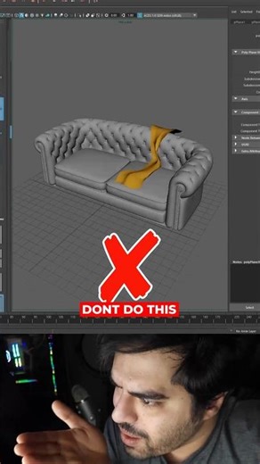 Using Ncloth for simple fabric silmulations Autodesk Maya 2026