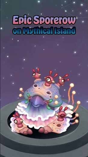 (NEW) EPIC SPOREROW on MYTHICAL ISLAND #mysingingmonsters #msm