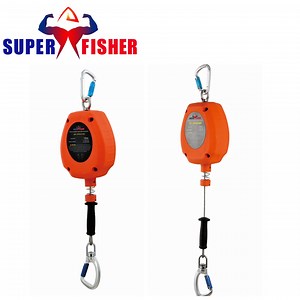 [Hot Item] 10 Meters Retractable Fall Arrester Self-Retracting Lifeline with Stainless Steel Rope Arrest