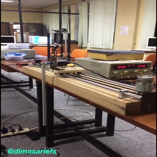 Swing-Up Inverted Pendulum with Fuzzy Logic & PID Control Stabilization