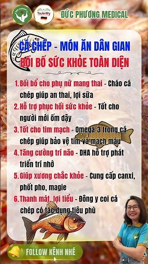 Cá Chép – Món Ăn Dân Gian Bồi Bổ Sức Khỏe Toàn Diện | DINH DƯỠNG 24H