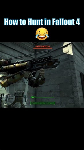 HOW TO HUNT IN FALLOUT 4 #fallout #fallout4 #fallouttvshow #falloutvs