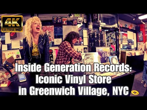 Inside Generation Records: Iconic Vinyl Store in Greenwich Village, NYC #vinyl #record #music #nyc