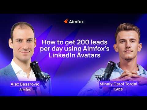 How to get 200 leads per day using Aimfox’s LinkedIn Avatars