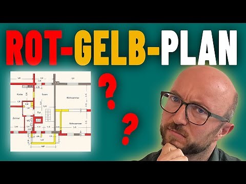 What is a red-yellow plan? Explanation for renovation and building permit applications