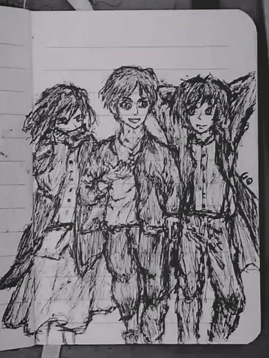 Eren, Mikasa & Armin: Attack on Titan | Stickman Timelapse Drawing