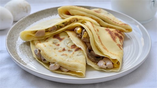 How to make super easy and delicious stuffed crepes | Quick recipe