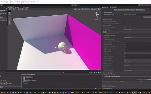 211-光照探针实现间接光影2【unity2022入门教程】-技术美术入门系列-31_哔哩哔哩_bilibili