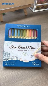 Feeling like I’m just one step away from creating something cute and beautiful — absolutely in love with this sign brush pen set! 💕🖌️#writech #stationery #stationerylove #stationeryaddict #stationerylovers #doodling #pentest | Writech
