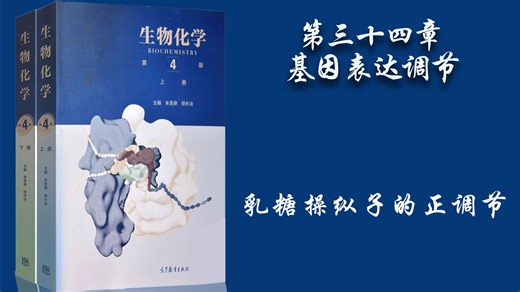 219.生物化学 -- 第三十四章— 乳糖操纵子的正调节