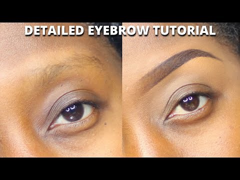 EASY VERY DETAILED EYEBROW TUTORIAL 2022