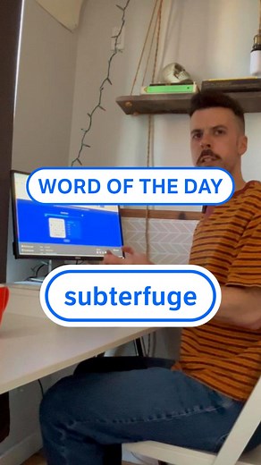 Our #WordOfTheDay is subterfuge. It's plotting something, we just know it... Have you ever used subterfuge to escape a problem? #dictionary #dictionarycom #education #educational #language #subterfuge #vocab #vocabulary #word #words #wordoftheday | Dictionary.com