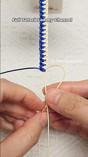 How to Tie Fancy Lark's Head Knot 2603075 Quick Macrame Tutorial #shortstutorial #knot #diy#handmade