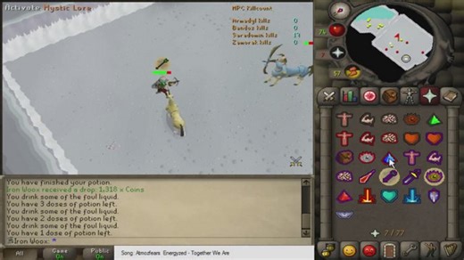 Iron Woox Solos a Saradomin Hilt