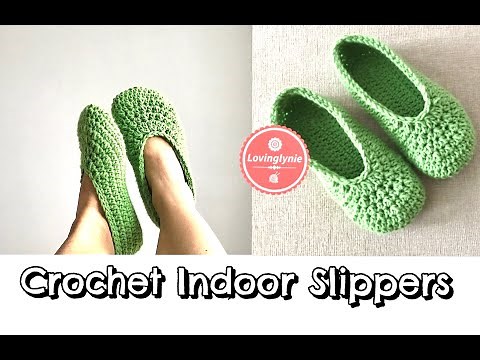 How to Crochet Indoor Slippers