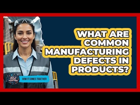 What Are Common Manufacturing Defects In Products?