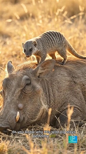 Why Mongooses Follow Wild Pigs | Nature's Strangest Wildlife Alliance #fyp #wildlife #animals