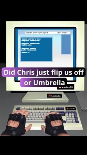 Did Chris Just Flip Us Off? 💻😂 | Resident Evil 1 OG (Funny Classic Moment)