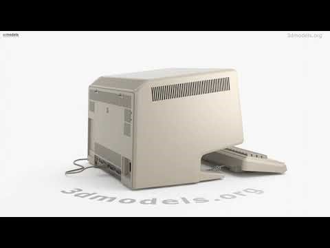 Apple Lisa 2 3D model by 3DModels.org