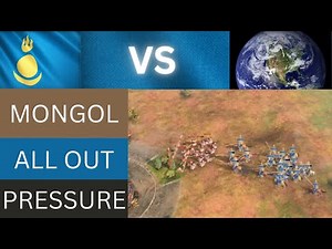 OPPRESSIVE Mongol Pressure | 4 games in 45 Minutes | Age of Empires IV