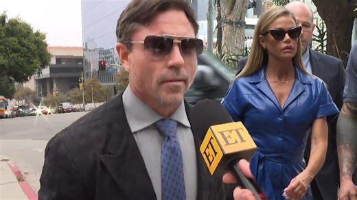 Aaron Phypers speaks with ET on his way into court for day two of estranged wife Denise Richards' hearing to gain a restraining order against him amid their divorce. Aaron reacts to Denise's emotional testimony on Monday, in which she alleged he was abusive, a claim he denies. Despite their current issues, Aaron says he'll "always" love Denise. | Entertainment Tonight