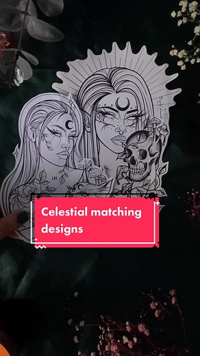 Celestial Tattoo Designs - Ruby Rose Designs