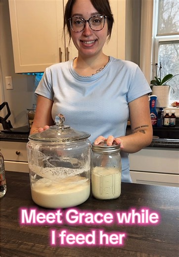 Meet Grace 🤍 Grace is my sourdough starter, but her name carries a much deeper meaning. She is named after our daughter, Madalinn Grace, who we lost before we ever got to hold her here on earth. Grace & Gather Homestead was created in her honor — out of grief, faith, and the hope that even after loss, love can still grow into something beautiful. Baking, slowing down, and gathering have been part of my healing, and this space is a way to keep Madalinn’s name alive in the everyday moments. Every