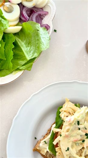 TRIED . TESTED . TASTED on Instagram: "“I always love spotting an open sandwich on the menu in an Irish pub 🇮🇪 I’ve gone with chicken this time, but prawn, crab or smoked salmon are classic Irish favourites too. If you like this post, give it a like, leave a comment, and share it with someone who’d love it.” Recipe for bread Adding wheetabix when the flour isn’t Irish I discovered by experimenting moons ago. Oven 180 50-60 mins Ingredients 2lb loaf tin buttered and dusted in flour • 300g whole