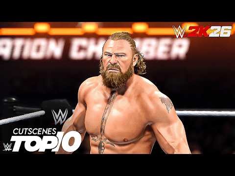 Top 10 Most Extreme WWE 2K26 Cutscenes! 🔥