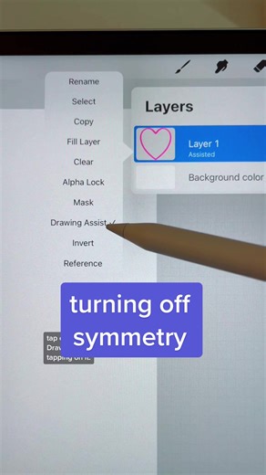 How to Turn Off Symmetry in Procreate