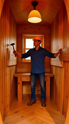 Man Builds cabin Inside Giant Apple | Epic Timelapse 🍏🏠