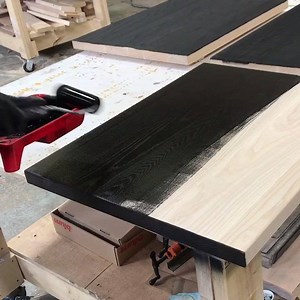 1K views · 37 reactions | Here you can see us applying Rubio Monocoat precolor before we Oil Point of Sale tops. Has anyone used the Rubio Precolor before on any projects? The colours are endless!! | Jeff Mack Designs | Facebook