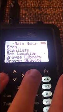 How to reset an whistler Trx-1 police scanner