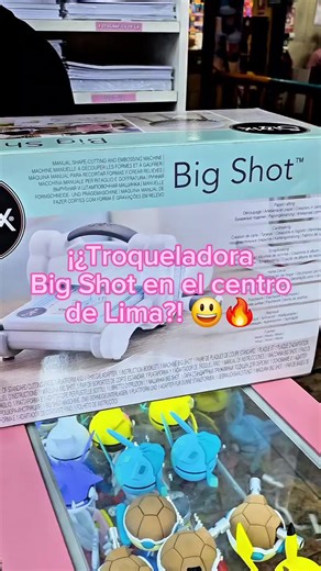TROQUELADORA DE MARCA AMERICANA EN EL CENTRO DE LIMA 😃❤️✨️ Esta es la Big Shot Standar ☺️❤️ - - #troqueladora #bigshot #sizzix #troquelado #centrodelima