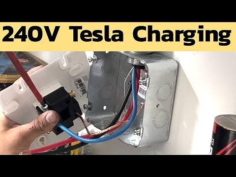 Installing a 240V Outlet for Tesla Model 3 Performance