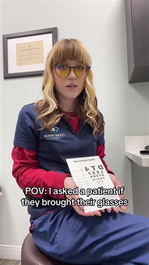 Love a good story tho!🤭 #optometry #optical #optometrist #patients #eyehealth