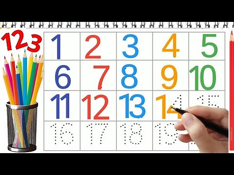 How to Write Number 1 to 20 | Learning Number one to twenty | Toddlers Number | 1234567890