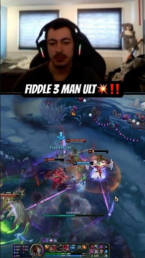 Fiddlesticks Support 3-Man Ult + Doublekill 😳💀 #fiddlesticks #leagueoflegends #league