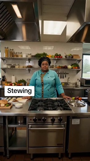 Stewing Meaning: Slow cooking smaller food pieces in liquid. Example: Beef stew with vegetables and broth. 👉 Creates rich comfort-food flavor.#FoodTok #FlavorZone2 #cookingtechnique #cookingtechnique #TikTokFood