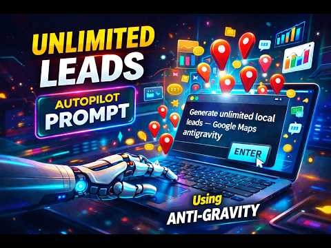 Unlimited Local Business Leads Using Google Maps Data Scraper Anti-Gravity FREE