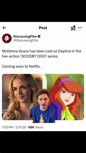 Exciting News About McKenna Grace and Scooby-Doo!