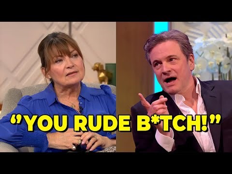 Colin Firth Kicked Off Lorraine Kelly’s Show After Heated Clash