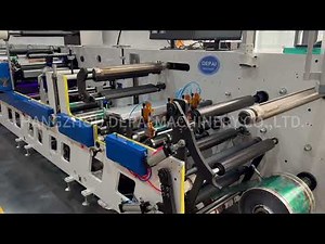 550mm 8 colors full servo motors horizontal printing machine with pneumatic knives