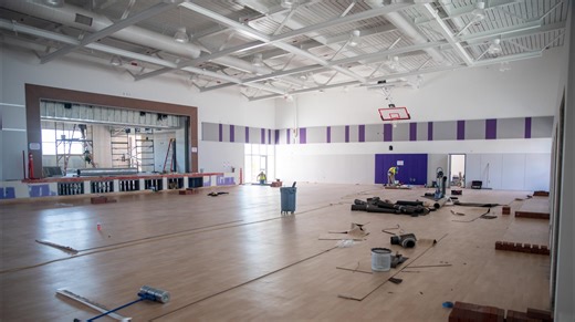 Murray Construction Update: The new Administration and Multi-Use Building is scheduled to open at the start of the 2025–26 school year. Crews are currently focused on completing interior finishes, with flooring installation scheduled to begin this week. This facility will feature new Administration offices, a Multi-Purpose room for school and community events, and updated systems that better serve both staff and students. | Dublin Unified School District