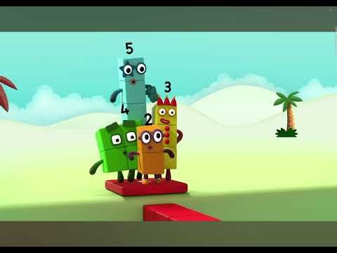 Numberblocks having fun at the pattern palace!