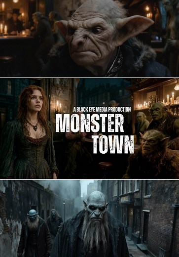 LOST IN MONSTER TOWN - COMING SOON full video. In this scene, a Lost woman in Monster Town, enters a Pub. A large Troll makes contact with her. This is a part of part 4 of The Drakewood Monster Shelter that is situated in the the heart of Old London in the late Victorian era. Workflow: Characters made in Midjourney (only 3 images used from MJ). Image for video, Environments made in Nano Banana and See-dream 4.0. Video almost 100% Veo 3.1 (only gen that can make Trolls talk and make it look norma
