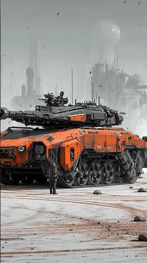 Futuristic Battle Tank | Sci-Fi Heavy Armor #shorts