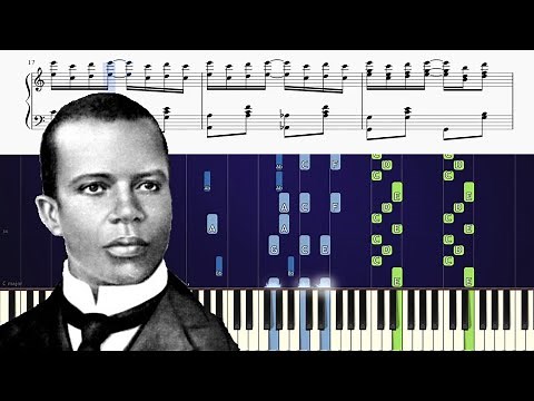 Scott Joplin - The Entertainer - Piano Tutorial with Sheet Music