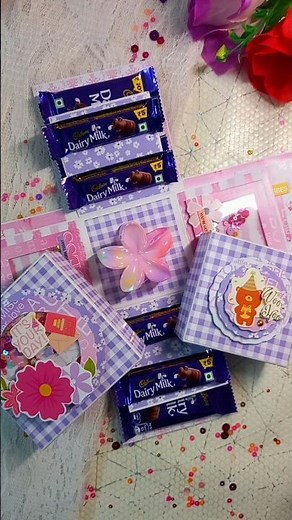 Explosion box | Process video (8/8) ✨🌷#diy #giftshop #ytshorts #shorts